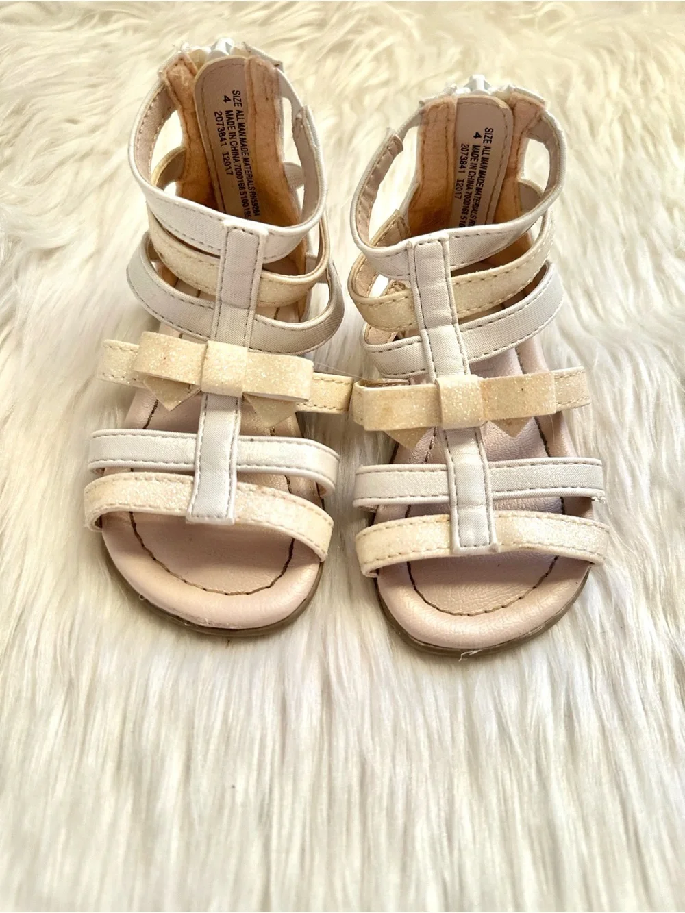 GLADIATOR BOW SANDALS